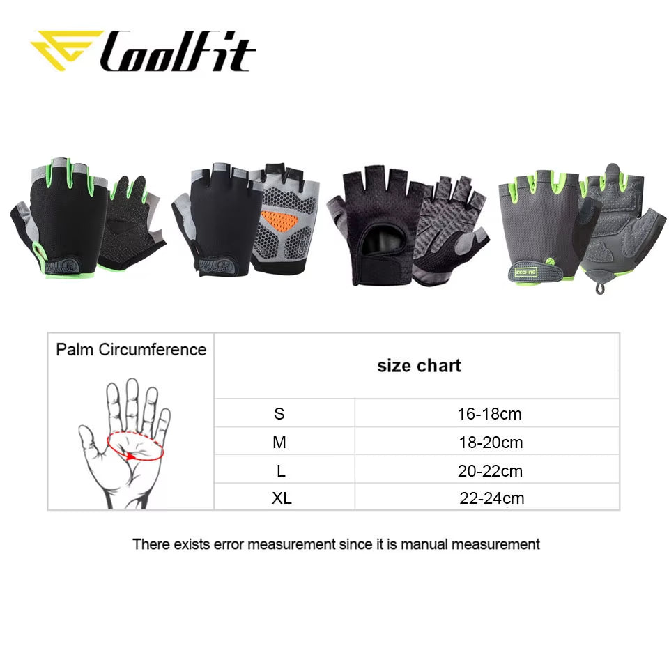 Breathable Fitness Gloves Silicone Palm Hollow Back Gym Gloves Weightlifting Workout Dumbbell Crossfit Bodybuilding