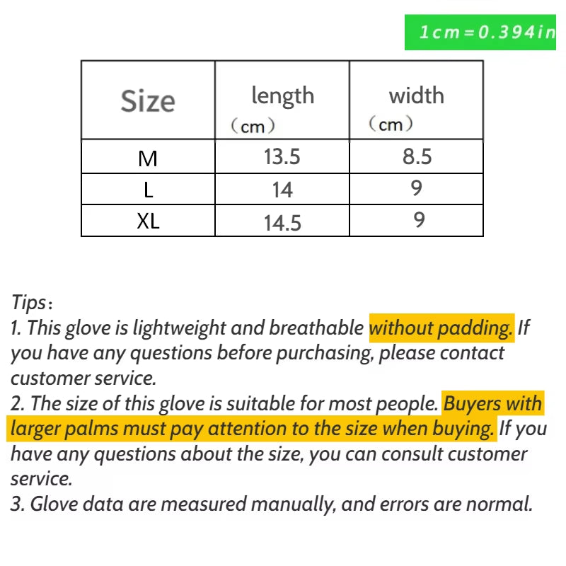 Fingerless Gym Training Gloves for Men Women Cycling Gloves Sports Fitness Motorcycle Mtb Anti-Slip Gloves Bicycle Accessories