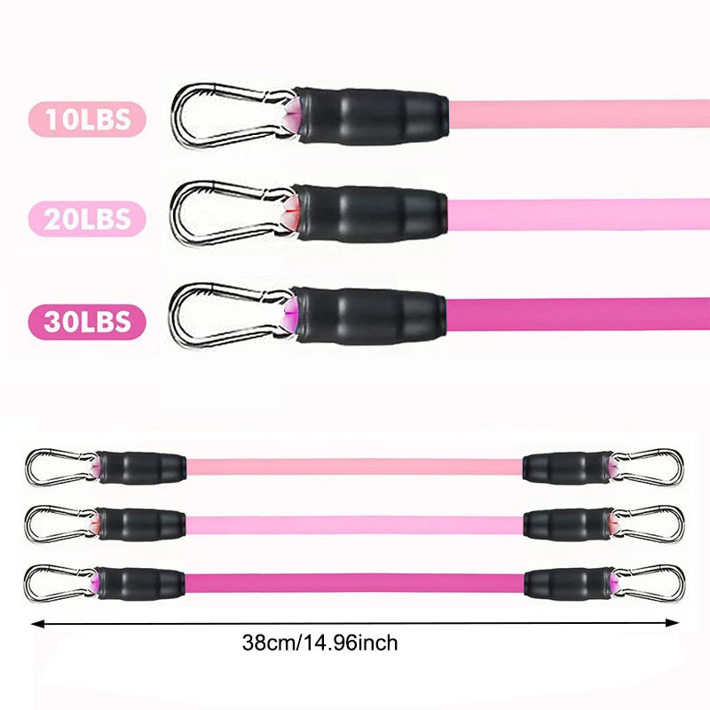 Fitness Workout Exercise Equipment Resistance Band Set Ankle Straps Yoga Elastic Fitness Bands for Gym Man and Woman Sport