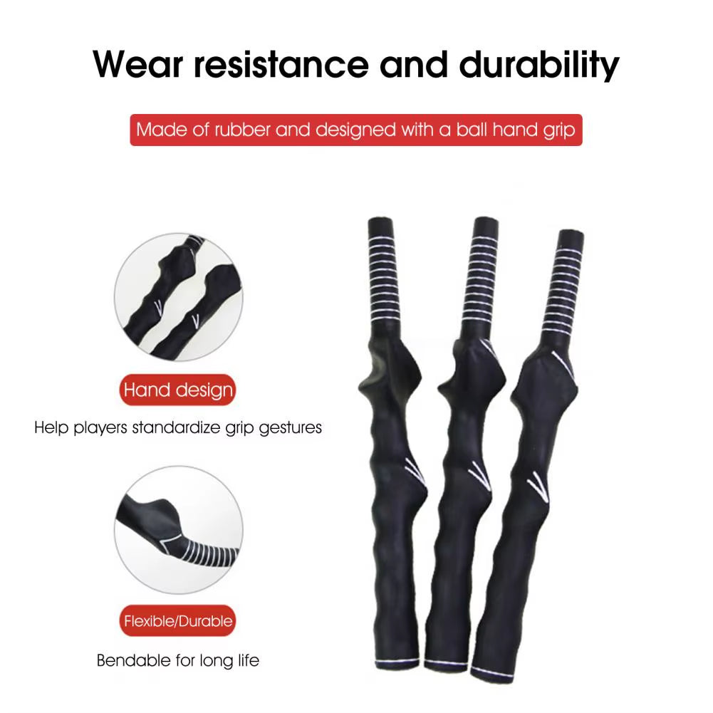 Club Grip Kid Right Hand Rubber Grip Trainer anti Slip Swing Exercises Ergonomic Design Beginner Correct Training Golf Grip Golf