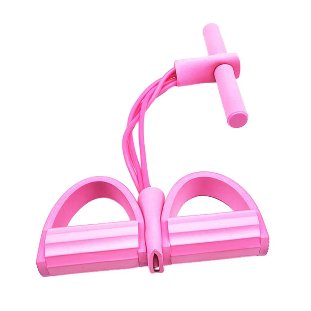 Tension Rope Sit-Up Handle Waist Abdomen Exercise Training Elastic Yoga Pedal Puller Resistance Band Fitness Equipment