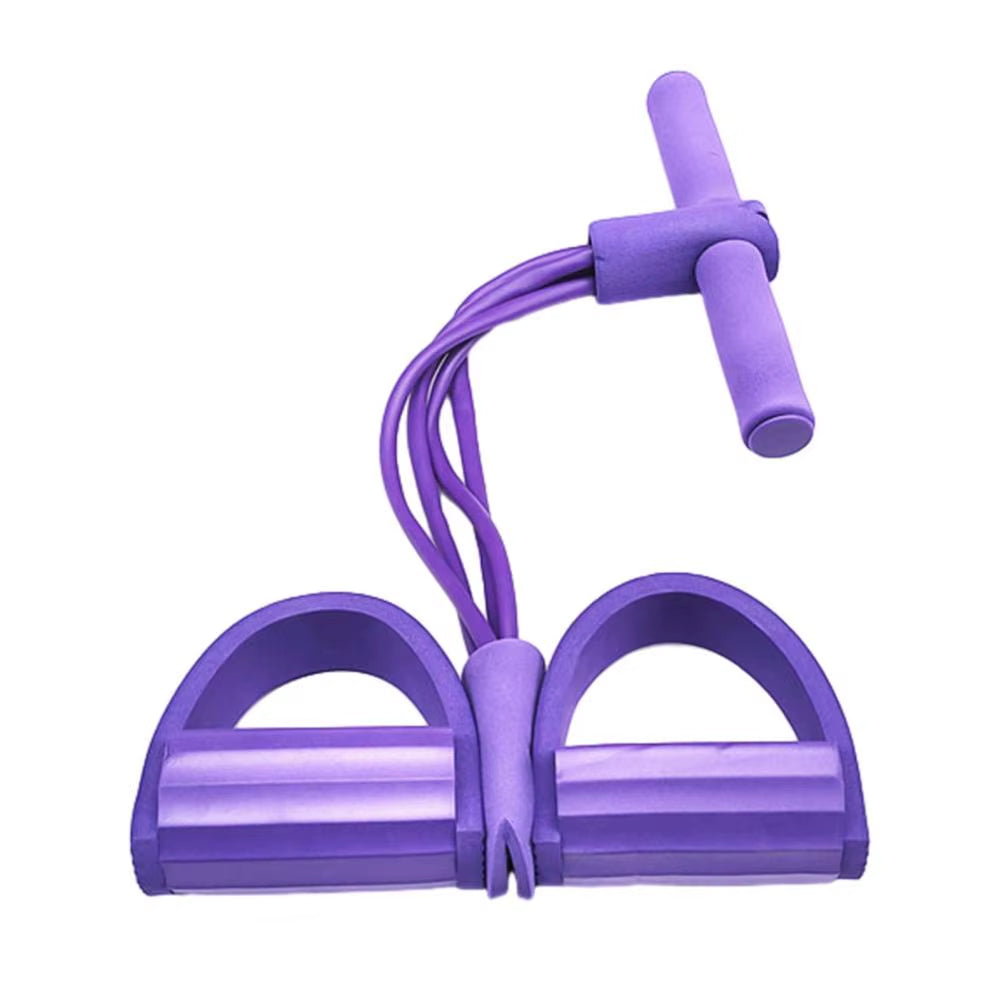 Tension Rope Sit-Up Handle Waist Abdomen Exercise Training Elastic Yoga Pedal Puller Resistance Band Fitness Equipment