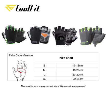 Breathable Fitness Gloves Silicone Palm Hollow Back Gym Gloves Weightlifting Workout Dumbbell Crossfit Bodybuilding