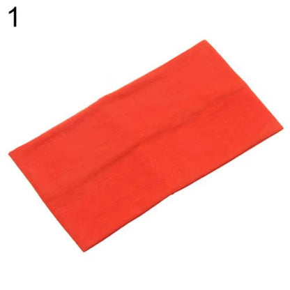 Women Candy Color Wide Yoga Headband Stretch Hairband Elastic Hair Bands Turban Fashion Girls Hairband Hair Accessories