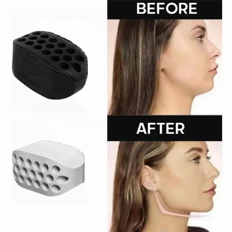 Jaw Exerciser Facial Gym Fitness Ball Jawline Muscle Training Double Chin Reducer Neck Face Slimming Mouth Jawliner