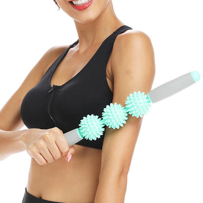 Pressure Point Muscle Roller Stick Cellulite Releasing Cramps Leg Cramps Feet Neck Massager Deep Tissue Fascia Fat Remover