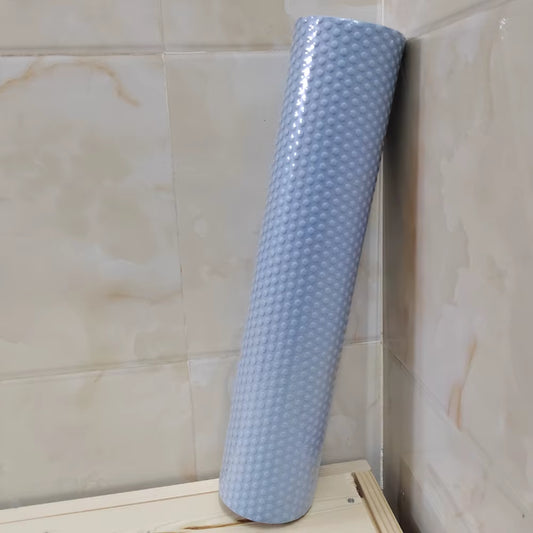 Yoga Roller round Enhanced Home Workouts EVA Foam Cylinder Hexagonal Roller for Pilates Exercise Diameter 9.5Cm Length 45Cm