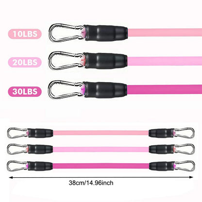 Fitness Workout Exercise Equipment Resistance Band Set Ankle Straps Yoga Elastic Fitness Bands for Gym Man and Woman Sport